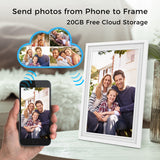 Model: CPF1032+ - 10" Cloud Frame - Smart Phone APP / 20GB Cloud Storage - Easiest Way to Share Photos with Family