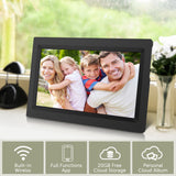 Model: CPF1051+ - 10" Cloud Frame W/ Battery - Smart Phone APP / 20GB Cloud Storage - Easiest Way to Share Photos with Family
