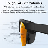 Polarized Bluetooth Smart Glasses with Built-in Mic & Speakers, Voice Assistant, Open-Ear Audio, HD Calling, Magnetic Charging, Noise Reduction, IP65 Waterproof, 60-Min Fast Charging, and 5-Hour Battery Life – Ideal for Sports & Outdoor Use