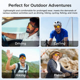 Polarized Bluetooth Smart Glasses with Built-in Mic & Speakers, Voice Assistant, Open-Ear Audio, HD Calling, Magnetic Charging, Noise Reduction, IP65 Waterproof, 60-Min Fast Charging, and 5-Hour Battery Life – Ideal for Sports & Outdoor Use