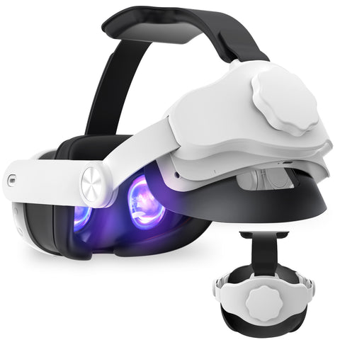 Meta Quest 3 Head Strap w/ 6000mAh Battery- 4Hr time- Comfort /Adjust