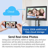 Model: CPF1510+ - 14" Cloud Frame - Smart Phone APP / 20GB Cloud Storage - Easiest Way to Share Photos with Family