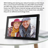 Model: CPF1518 - 14" Cloud Frame w/ Camera - Smart Phone APP / 20GB Cloud Storage - Easiest Way to Share Photos with Family