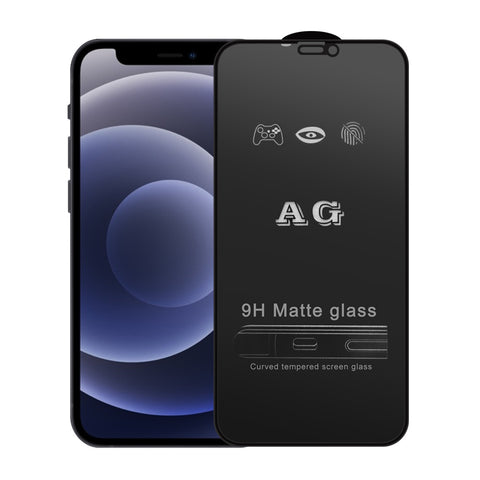 AG Matte Full coverage Screen Protector for iPhone12/12Pro, 9H Tempered Glass Screen - Anti-fingerprint, Dirt- proof, Anti Scratch, Easy Install