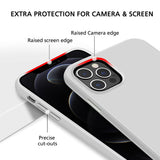 Alpha Digital Cell Phone Case protective case especially designed for iPhone12 and iPhone12 Pro, Liquid Silicone Gel Rubber, Full Body Protection, Shockproof Drop Protection