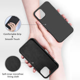 Alpha Digital Cell Phone Case protective case especially designed for iPhone12 and iPhone12 Pro, Liquid Silicone Gel Rubber, Full Body Protection, Shockproof Drop Protection