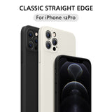 Alpha Digital Liquid Silicone Protective Case, Especially designed for iPhone 12 Pro. Soft Microfiber Lining, super soft, durable material, easy to clean, Dirt-resistant, Anti-knock, Anti-Fingerprint, Full Body Protection