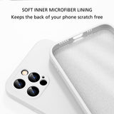 Alpha Digital Liquid Silicone Protective Case, Especially designed for iPhone 12 Pro. Soft Microfiber Lining, super soft, durable material, easy to clean, Dirt-resistant, Anti-knock, Anti-Fingerprint, Full Body Protection