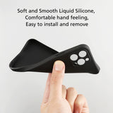 Alpha Digital Liquid Silicone Protective Case, Especially designed for iPhone 12 Pro. Soft Microfiber Lining, super soft, durable material, easy to clean, Dirt-resistant, Anti-knock, Anti-Fingerprint, Full Body Protection