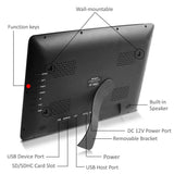 Model: PF1501 - 14" Digital Photo Frame - Multimedia - Photo/Video/Music - Internal Memory + Use USB and SD Cards