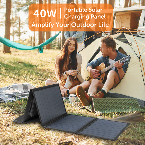 Model: SFZD-40 Portable Foldable Solar Panel for Charging 40W 18V –  Sungale E-Store