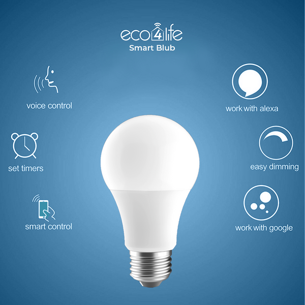 Smart WiFi LED Light Bulb, Works with Alexa and Google Assistant, 9W –  Sungale E-Store