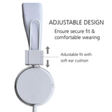 Model: RH301 - Child Safe Headphones with Hearing Protection - Wired connection - White