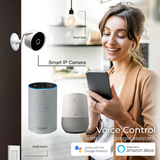 Wi-Fi Wireless Smart IP Camera with Dedicated Mobile App, Full HD 1080P, Indoor IP Camera with Night Vision, Two Way Audio Video, SD Card and Cloud Storage, Motion Detection. Pet/Baby Monitor