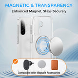 Full Protective SAMSUNG Galaxy A17 5G Case w/ Magnetic Rotatable Ring Stand- Soft Flex -360 shockproof