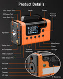 Car Jump Start, 150PSI Air and Vacuum: 3000A for 8.0L Gas/6.0L Diesel