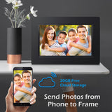 Model: CPF708 - 7" Cloud Frame - Smart Phone APP / 20GB Cloud Storage - Easiest Way to Share Photos with Family