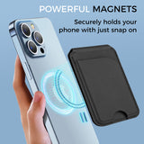 MagSafe Magnetic Leather Wallet with Adjustable Phone Stand – Compatible with iPhone 17/16/15/14/13/12 Series - Slim Design
