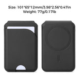 MagSafe Magnetic Leather Wallet with Adjustable Phone Stand – Compatible with iPhone 17/16/15/14/13/12 Series - Slim Design