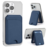 MagSafe Magnetic Leather Wallet with Adjustable Phone Stand – Compatible with iPhone 17/16/15/14/13/12 Series - Slim Design