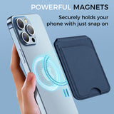 MagSafe Magnetic Leather Wallet with Adjustable Phone Stand – Compatible with iPhone 17/16/15/14/13/12 Series - Slim Design