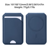 MagSafe Magnetic Leather Wallet with Adjustable Phone Stand – Compatible with iPhone 17/16/15/14/13/12 Series - Slim Design