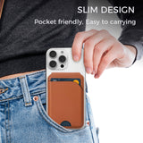 MagSafe Magnetic Leather Wallet with Adjustable Phone Stand – Compatible with iPhone 17/16/15/14/13/12 Series - Slim Design