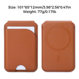 MagSafe Magnetic Leather Wallet with Adjustable Phone Stand – Compatible with iPhone 17/16/15/14/13/12 Series - Slim Design