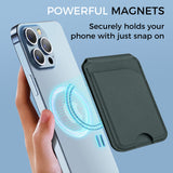 MagSafe Magnetic Leather Wallet with Adjustable Phone Stand – Compatible with iPhone 17/16/15/14/13/12 Series - Slim Design