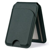 MagSafe Magnetic Leather Wallet with Adjustable Phone Stand – Compatible with iPhone 17/16/15/14/13/12 Series - Slim Design