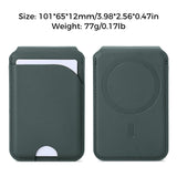 MagSafe Magnetic Leather Wallet with Adjustable Phone Stand – Compatible with iPhone 17/16/15/14/13/12 Series - Slim Design