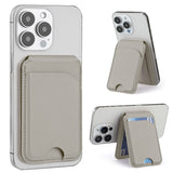 MagSafe Magnetic Leather Wallet with Adjustable Phone Stand – Compatible with iPhone 17/16/15/14/13/12 Series - Slim Design