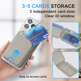 MagSafe Magnetic Leather Wallet with Adjustable Phone Stand – Compatible with iPhone 17/16/15/14/13/12 Series - Slim Design