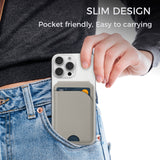MagSafe Magnetic Leather Wallet with Adjustable Phone Stand – Compatible with iPhone 17/16/15/14/13/12 Series - Slim Design