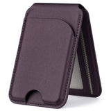 MagSafe Magnetic Leather Wallet with Adjustable Phone Stand – Compatible with iPhone 17/16/15/14/13/12 Series - Slim Design
