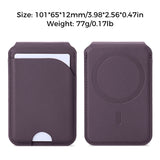 MagSafe Magnetic Leather Wallet with Adjustable Phone Stand – Compatible with iPhone 17/16/15/14/13/12 Series - Slim Design