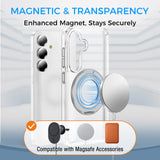 Full Protective SAMSUNG Galaxy S25/ S25 Plus / S25 Edge / S25 ULTRA Case w/ Magnetic Rotatable Ring Stand- Soft Flex -360 shockproof