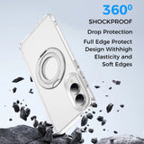 Full Protective SAMSUNG Galaxy S25/ S25 Plus / S25 Edge / S25 ULTRA Case w/ Magnetic Rotatable Ring Stand- Soft Flex -360 shockproof