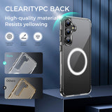 Alpha Digital Made for Galaxy S26, MagSafe, Shockproof - Clear Phone Case