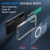 Alpha Digital Made for Galaxy S26, MagSafe, Shockproof - Clear Phone Case