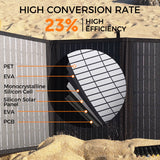 Model: SFZD-40 - Portable Foldable Solar Panel  for Charging - 40W 18V w/ 3 Outputs - High Conversion Efficiency