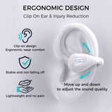 Wireless Ear Clip Bone Conduction Earbuds