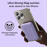10000mAh Portable Magnetic Wireless Charge Power Bank w/ Phones Stand