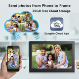 Model: CPF1907 - 19" Cloud Frame - Smart Phone APP / 20GB Cloud Storage - Easiest Way to Share Photos with Family
