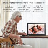 Model: CPF1907 - 19" Cloud Frame - Smart Phone APP / 20GB Cloud Storage - Easiest Way to Share Photos with Family