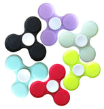 Fidget Spinner - Plastic + High Quality Bearing - Glow-in-the-Dark Fluorescent colors