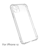 Alpha Digital Crystal Clear Case for iPhone 12, Shock Absorption Bumper, Soft Flexible TPU, Anti-Drop, Anti-Fingerprint, 3600 Shockproof, Screen & Camera Protective, Transparent Protective Back Cover, Protective Case for iPhone 12 (2020)