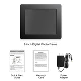 Model: PF803 - 8" Digital Photo Frame - Photo Only - Use USB and SD Cards
