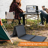 Model: SFZD-40 - Portable Foldable Solar Panel  for Charging - 40W 18V w/ 3 Outputs - High Conversion Efficiency