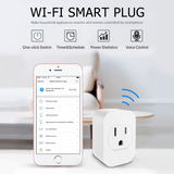 Smart WiFi Mini Plug Outlet, Works with Alexa and Google Home, Voice Control, App Remote Control anywhere, No Hub Needed, UL certified